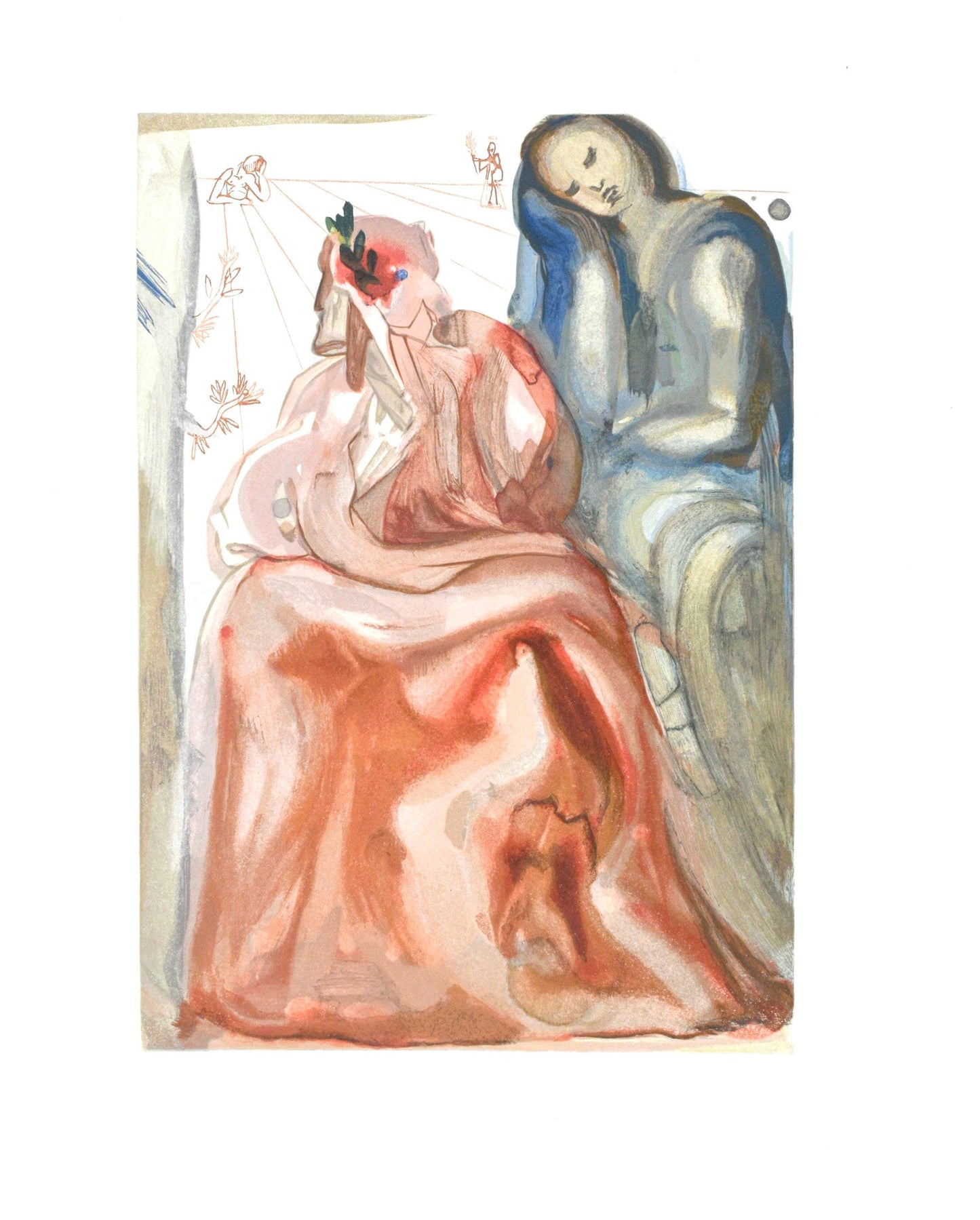 Salvador Dali, Purgatorio Xxxi (Michler/Lpsinger 1039-1138; Field 189-200), La Divina Commedia,