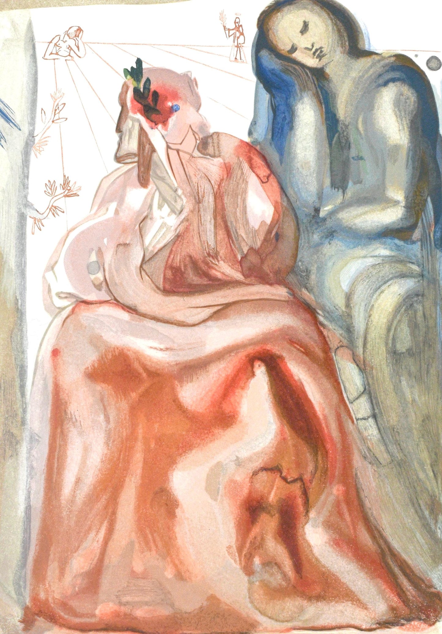 Salvador Dali, Purgatorio Xxxi (Michler/Lpsinger 1039-1138; Field 189-200), La Divina Commedia,