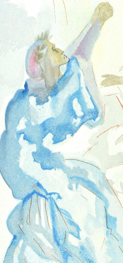 Salvador Dali, Paradiso V (Michler/Lpsinger 1039-1138; Field 189-200), La Divina Commedia, Woodcut