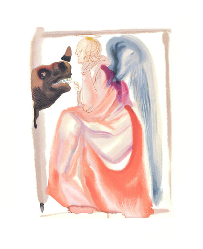 Salvador Dali, Paradiso Vi (Michler/Lpsinger 1039-1138; Field 189-200), La Divina Commedia, Woodcut