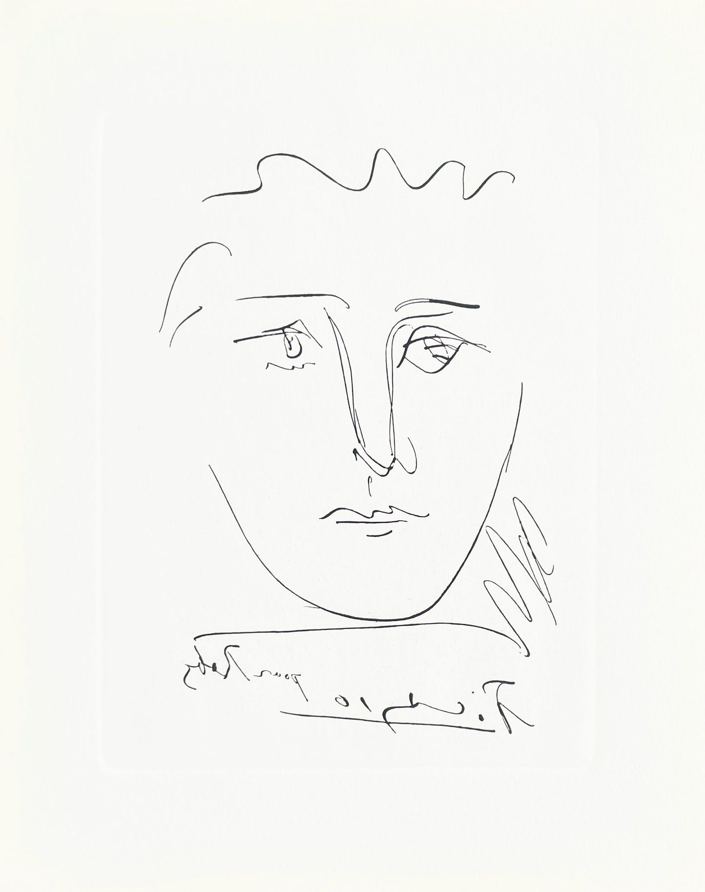 Pablo Picasso, Pour Roby, Lage De Soleil, Etching