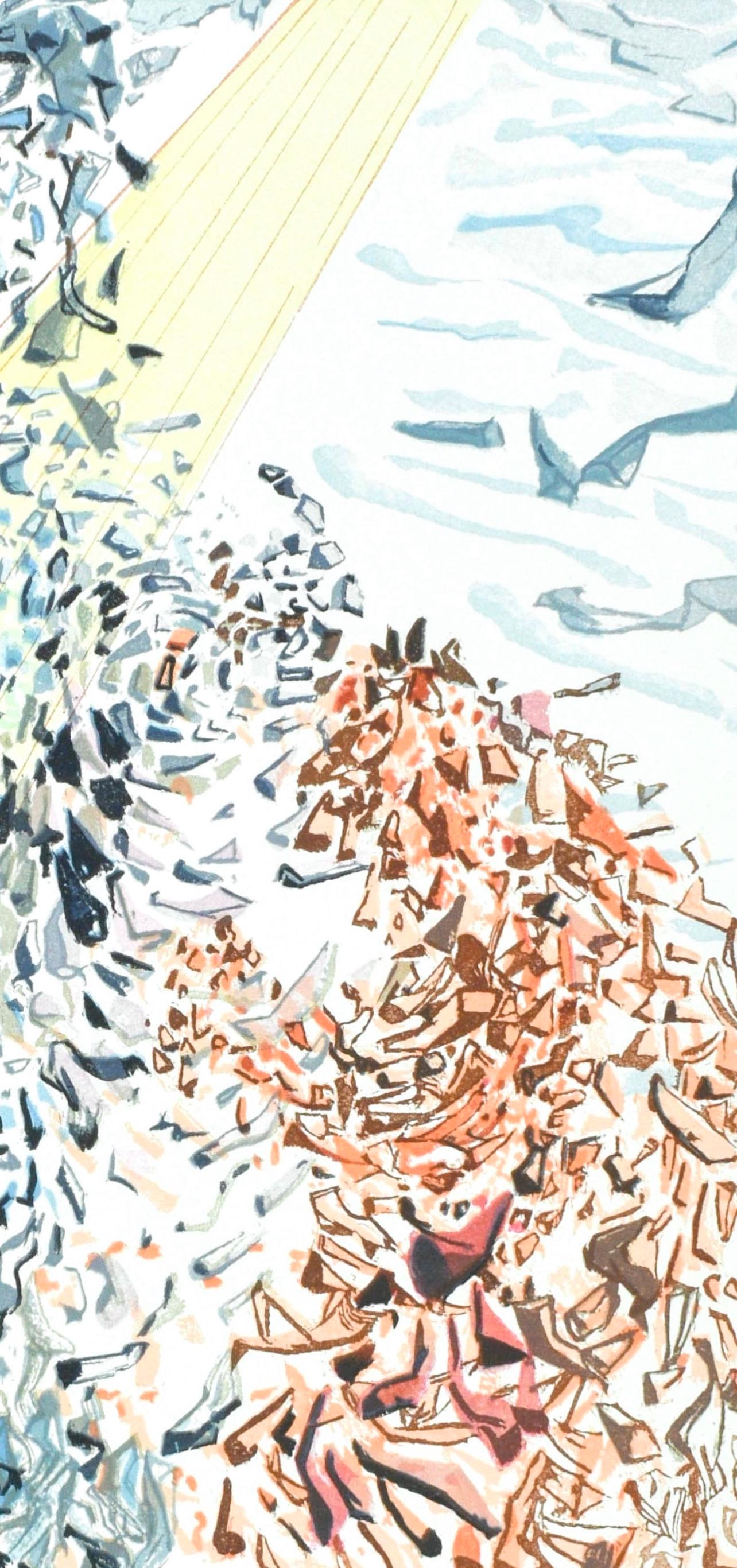 Salvador Dali, Paradiso Xi (Michler/Lpsinger 1039-1138; Field 189-200), La Divina Commedia, Woodcut