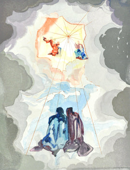 Salvador Dali, Paradiso Xv (Michler/Lpsinger 1039-1138; Field 189-200), La Divina Commedia, Woodcut
