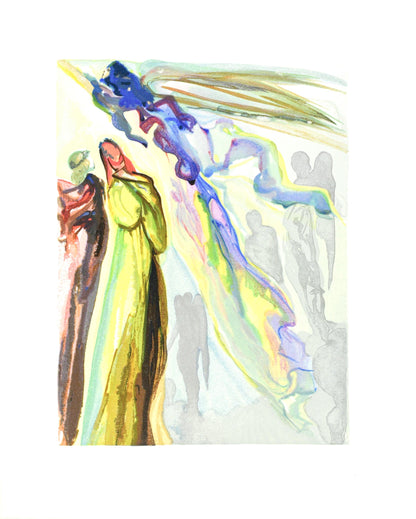 Salvador Dali, Paradiso Xvi (Michler/Lpsinger 1039-1138; Field 189-200), La Divina Commedia, Woodcut