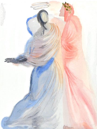 Salvador Dali, Paradiso Xviii (Michler/Lpsinger 1039-1138; Field 189-200), La Divina Commedia,