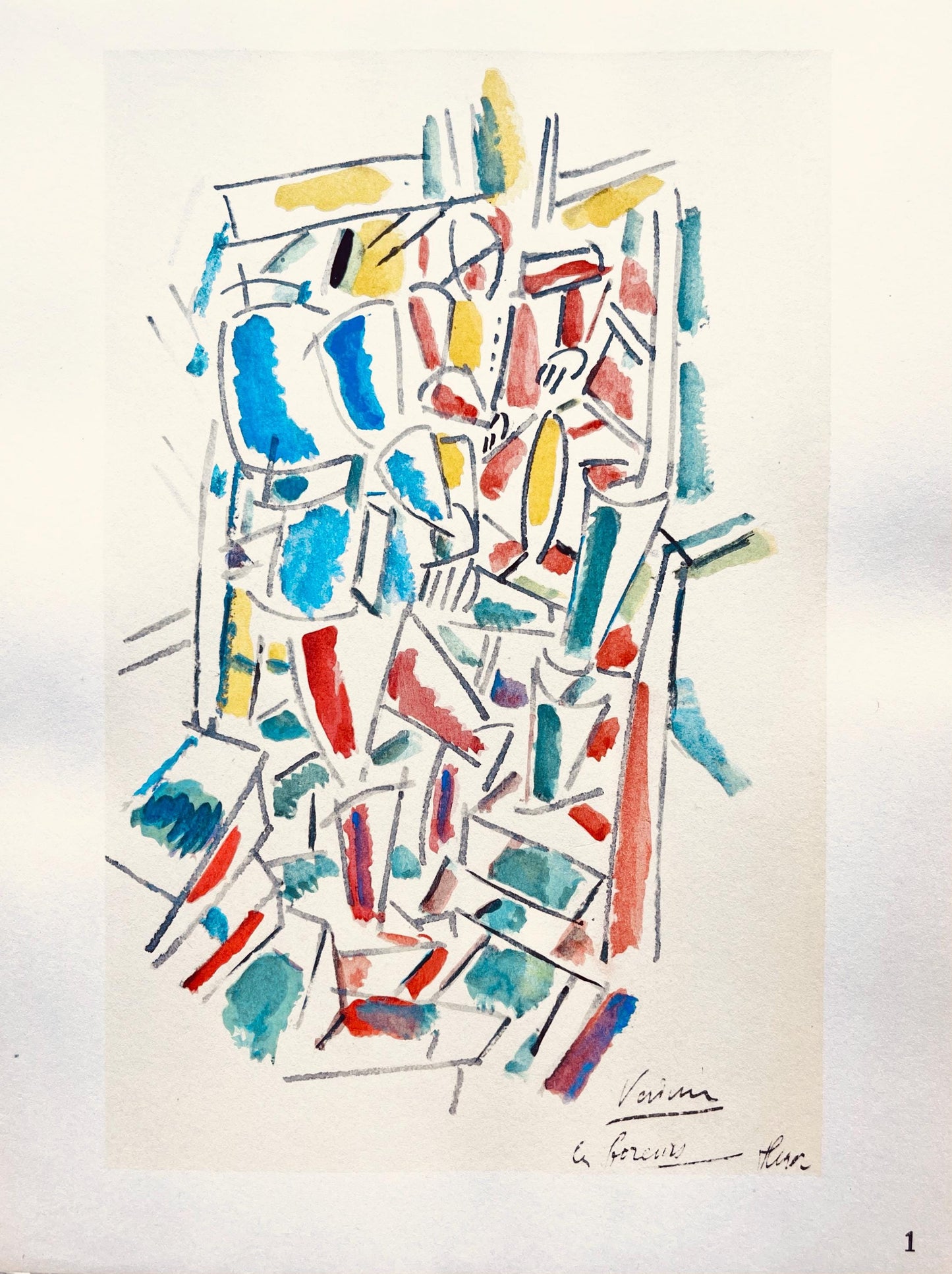 Fernand Lger, Les Foreurs, Dessins De Guerre 1915-16, Lithograph