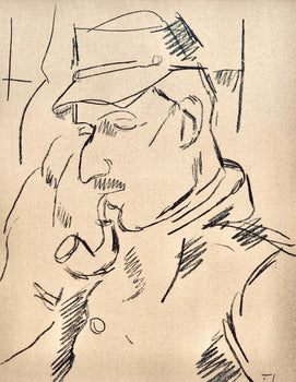 Fernand Lger, Portrait De Mon Caporal De La Cie, 5/4 Du 1Er Gnie, Dessins De Guerre 1915-16,