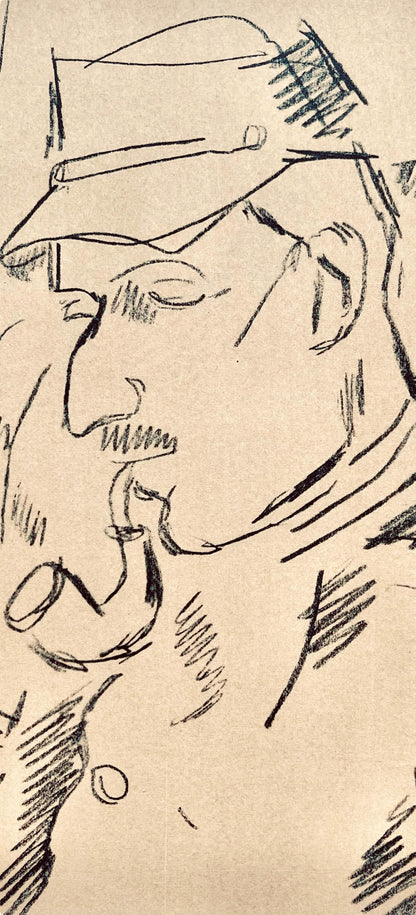 Fernand Lger, Portrait De Mon Caporal De La Cie, 5/4 Du 1Er Gnie, Dessins De Guerre 1915-16,