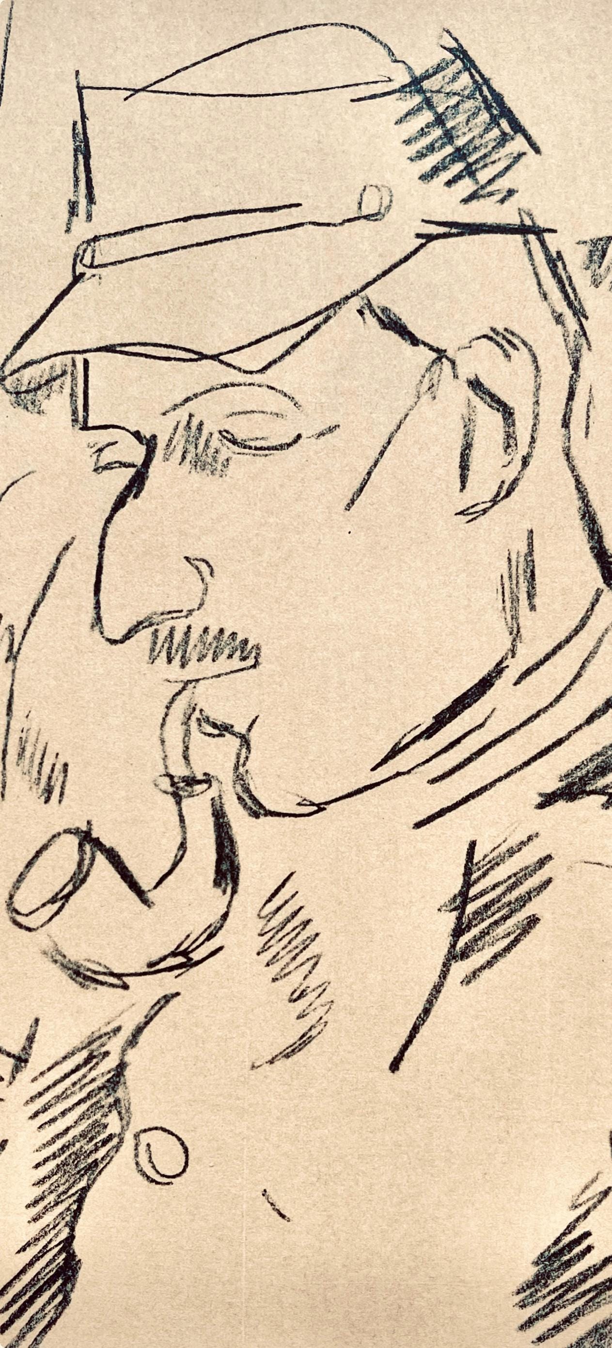 Fernand Lger, Portrait De Mon Caporal De La Cie, 5/4 Du 1Er Gnie, Dessins De Guerre 1915-16,