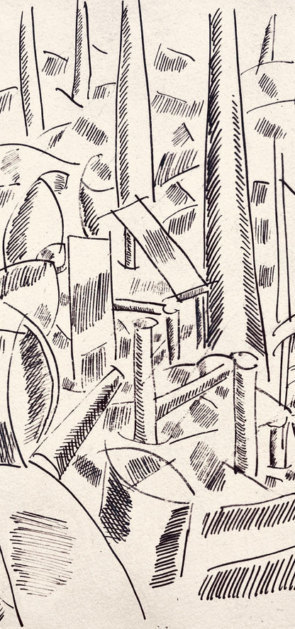 Fernand Lger, Le Sapeur, Dessins De Guerre 1915-16, Lithograph