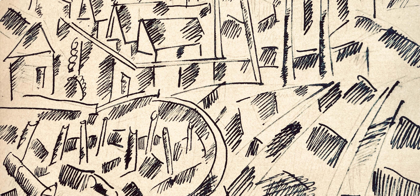 Fernand Lger, Aux Alentours De Verdun, Dessins De Guerre 1915-16, Lithograph