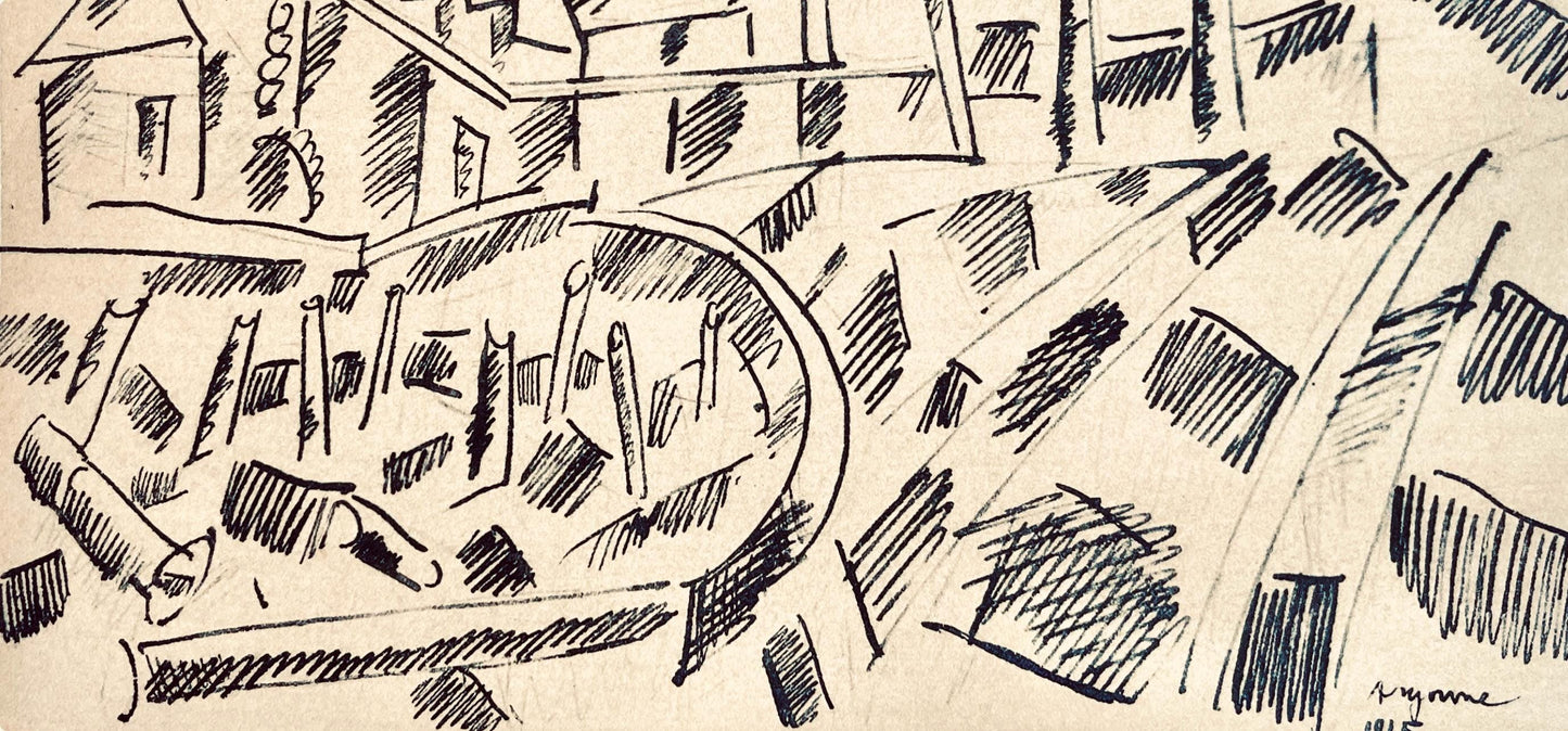 Fernand Lger, Aux Alentours De Verdun, Dessins De Guerre 1915-16, Lithograph