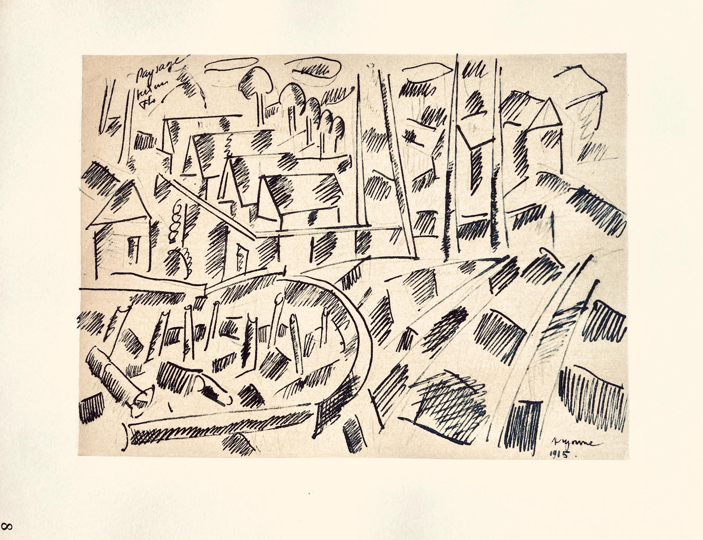 Fernand Lger, Aux Alentours De Verdun, Dessins De Guerre 1915-16, Lithograph