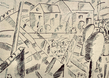 Fernand Lger, Paysage En Argonne, Dessins De Guerre 1915-16, Lithograph