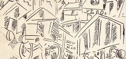 Fernand Lger, La Gare De Verdun, Dessins De Guerre 1915-16, Lithograph