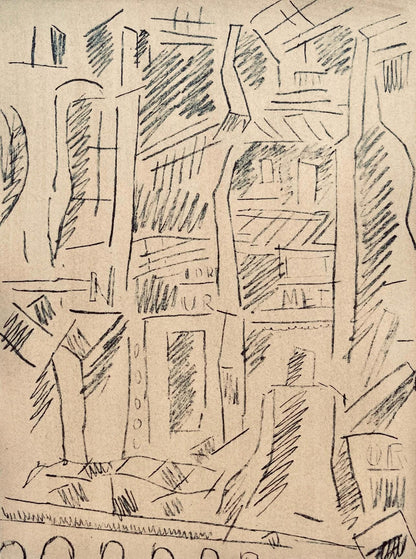 Fernand Lger, Verdun: La Place D'Armes, Dessins De Guerre 1915-16, Lithograph