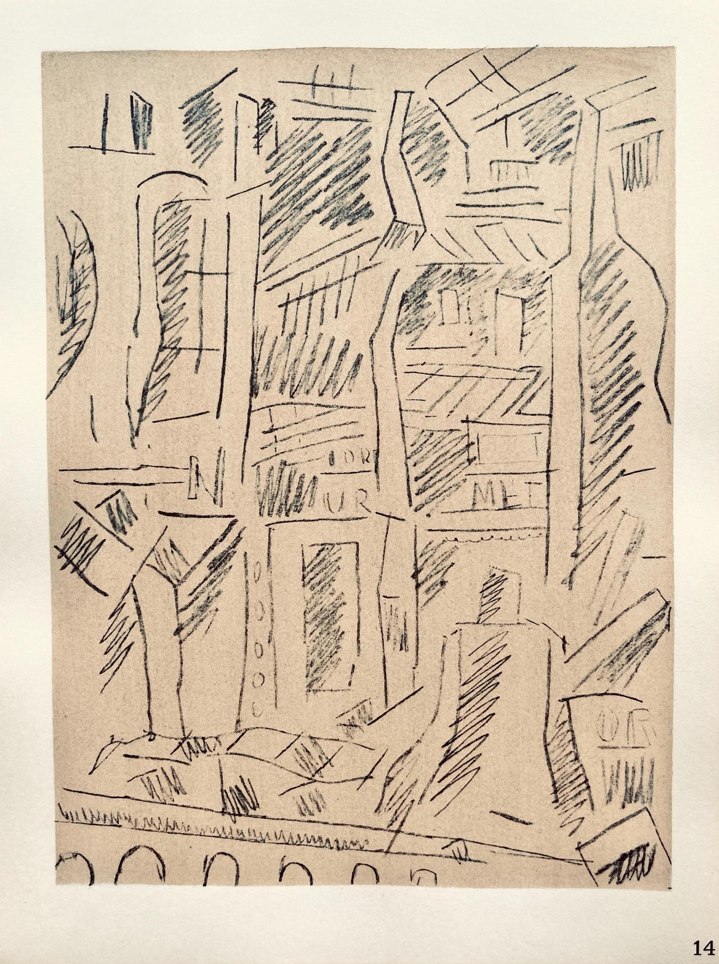 Fernand Lger, Verdun: La Place D'Armes, Dessins De Guerre 1915-16, Lithograph