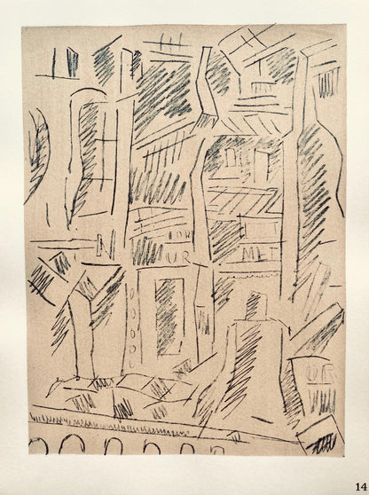 Fernand Lger, Verdun: La Place D'Armes, Dessins De Guerre 1915-16, Lithograph