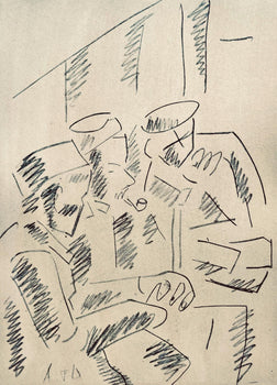 Fernand Lger, Soldats Au Repos, Dessins De Guerre 1915-16, Lithograph