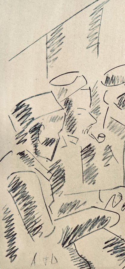 Fernand Lger, Soldats Au Repos, Dessins De Guerre 1915-16, Lithograph