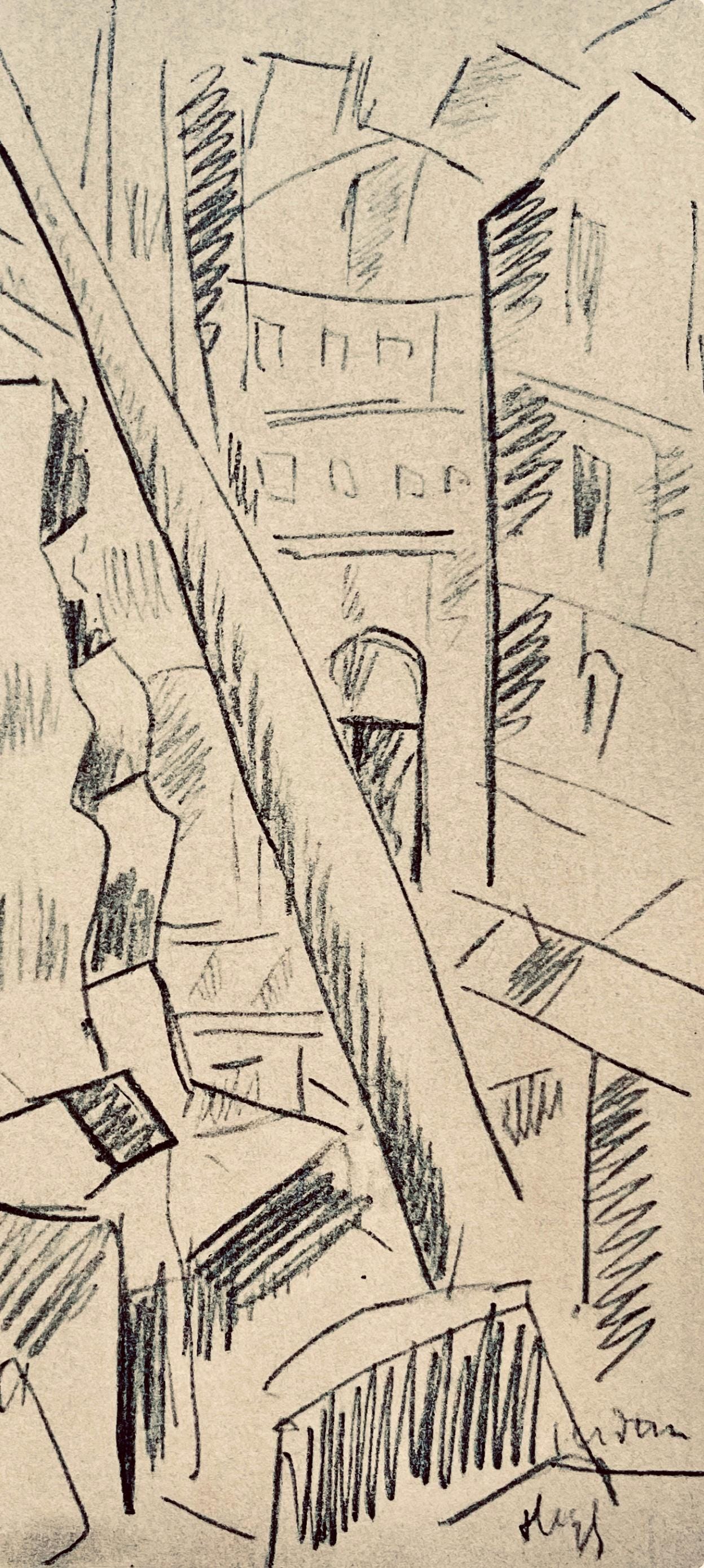 Fernand Lger, Verdun Dtruit, Dessins De Guerre 1915-16, Lithograph