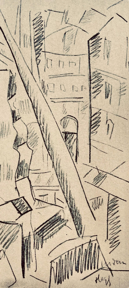 Fernand Lger, Verdun Dtruit, Dessins De Guerre 1915-16, Lithograph