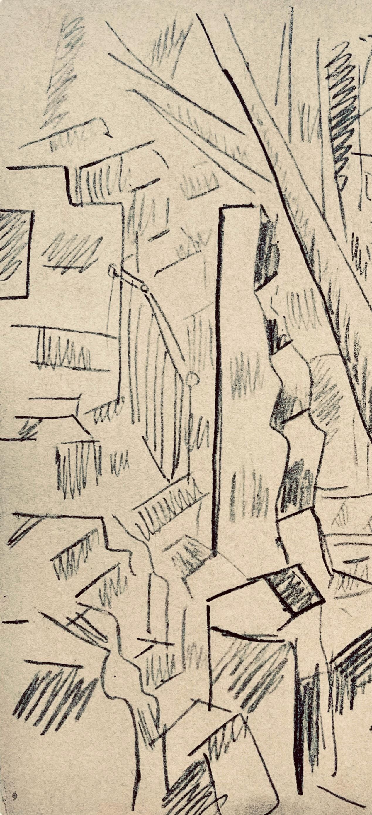 Fernand Lger, Verdun Dtruit, Dessins De Guerre 1915-16, Lithograph