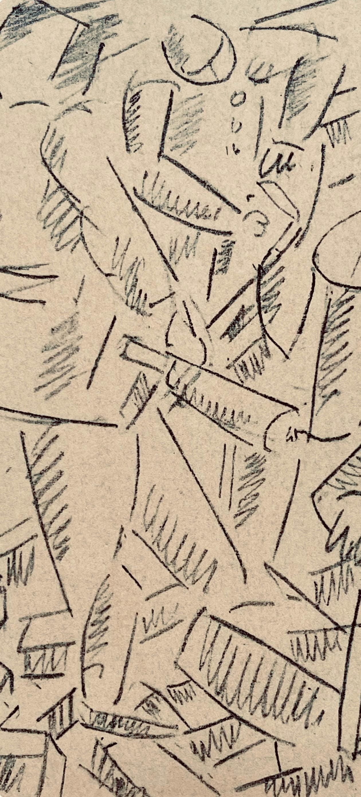 Fernand Lger, Les Foreurs, Dessins de Guerre 1915-16, Lithograph