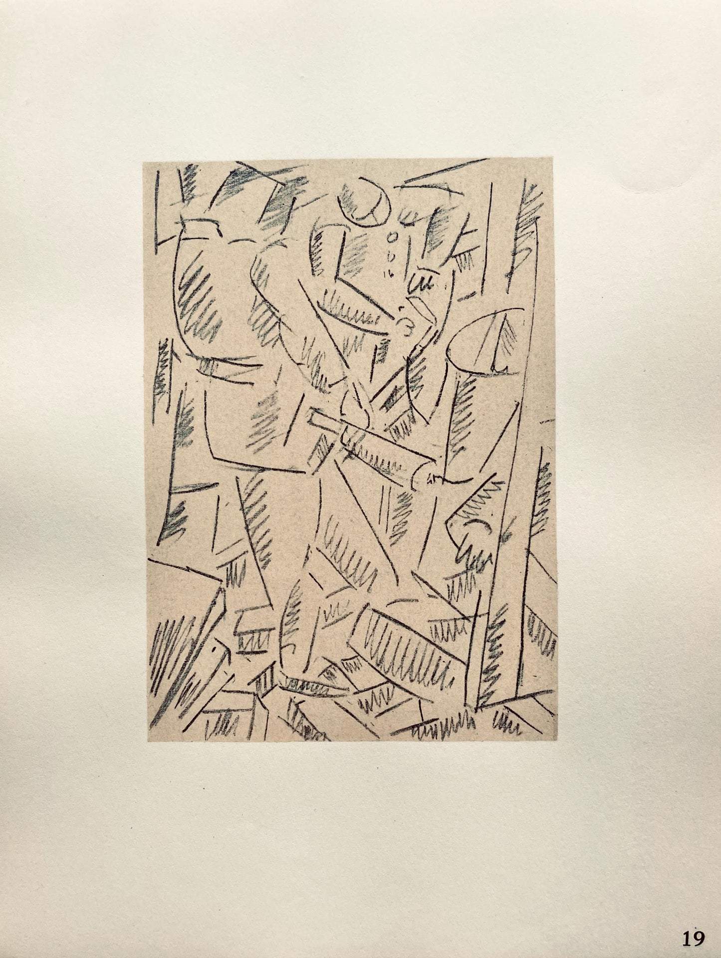 Fernand Lger, Les Foreurs, Dessins de Guerre 1915-16, Lithograph