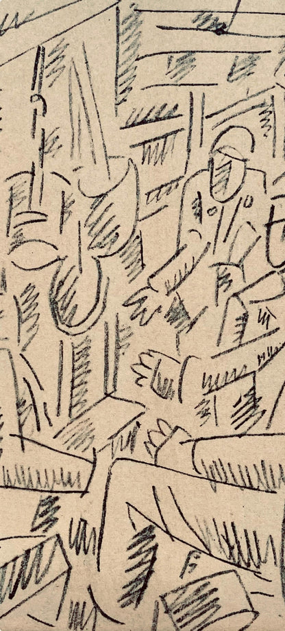 Fernand Lger, Soldats Jouant Aux Cartes, Dessins De Guerre 1915-16, Lithograph