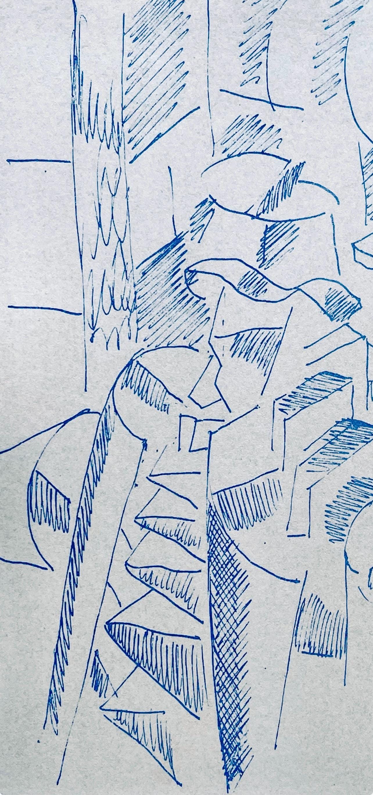 Fernand Lger, Soldat Assis, Dessins De Guerre 1915-16, Lithograph