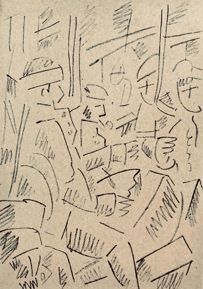 Fernand Lger, Dans L'Hpital, Dessins De Guerre 1915-16, Lithograph
