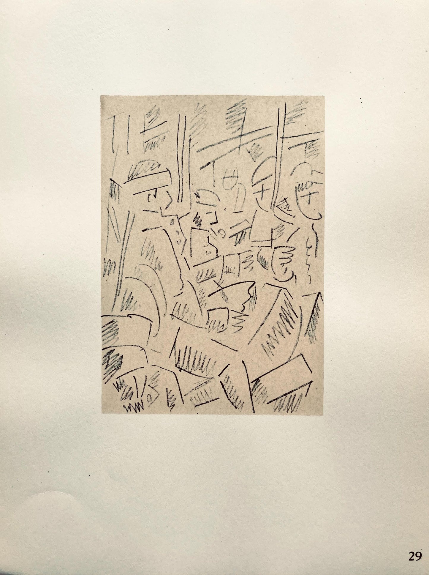 Fernand Lger, Dans L'Hpital, Dessins De Guerre 1915-16, Lithograph