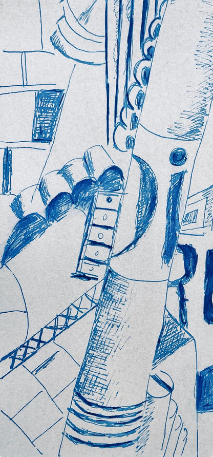 Fernand Lger, Intrieur D'Hpital, Dessins De Guerre 1915-16, Lithograph