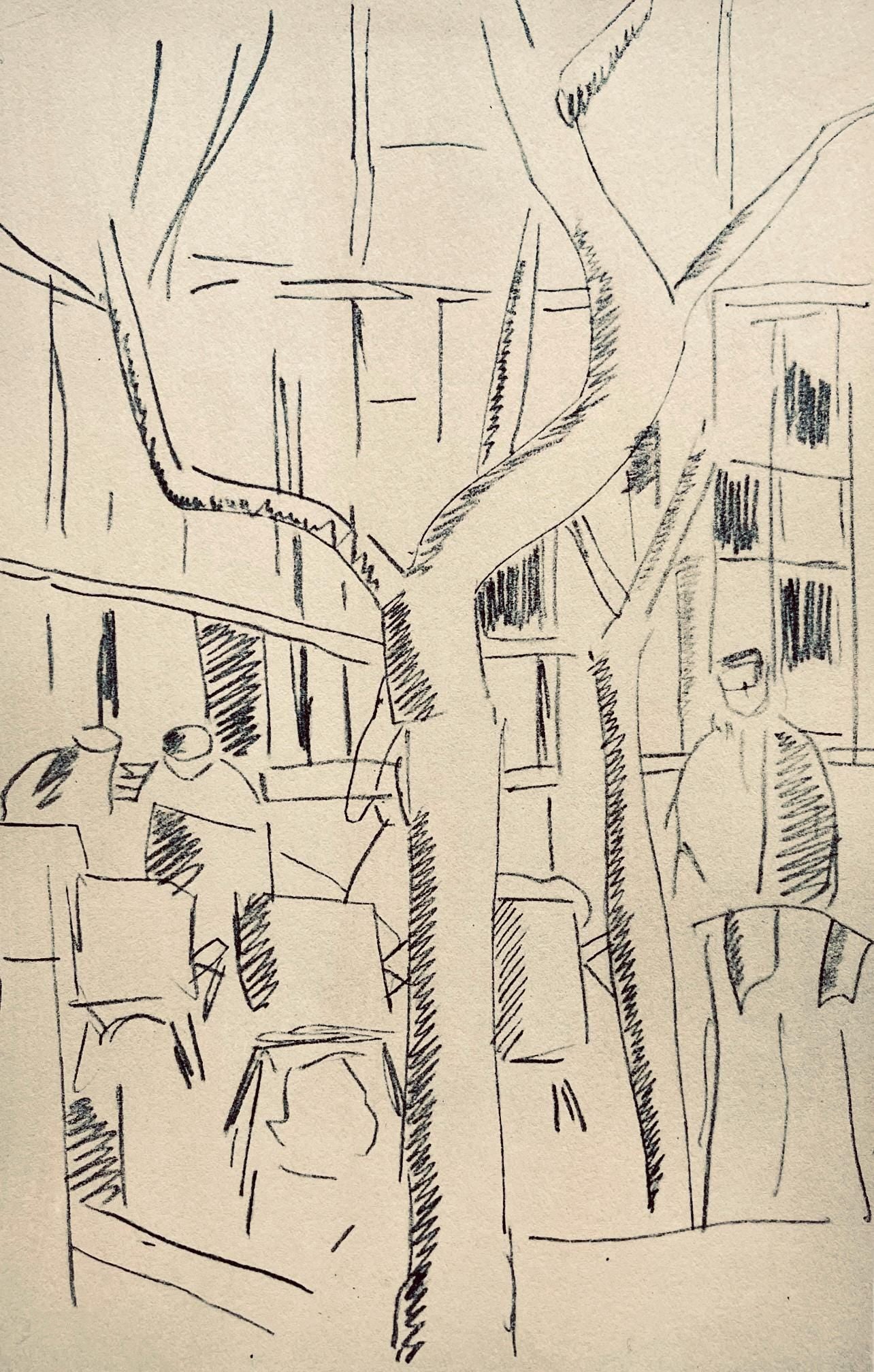 Fernand Lger, Dans Verdun, Dessins De Guerre 1915-16, Lithograph