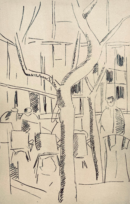 Fernand Lger, Dans Verdun, Dessins De Guerre 1915-16, Lithograph