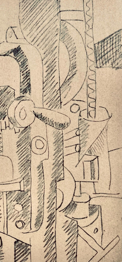 Fernand Lger, Lments Mcaniques, Dessins De Guerre 1915-16, Lithograph