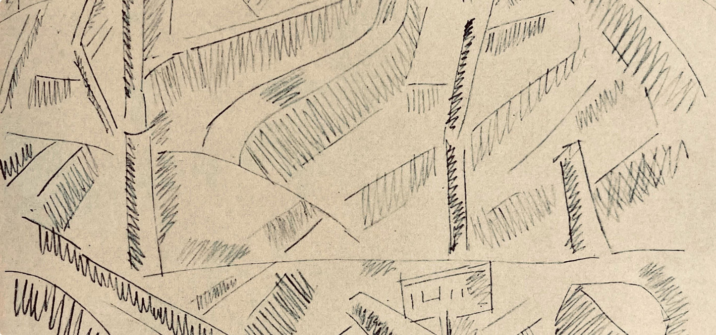 Fernand Lger, Paysage Verdun, Dessins De Guerre 1915-16, Lithograph