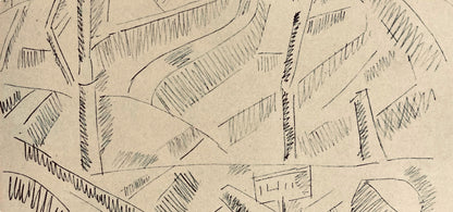 Fernand Lger, Paysage Verdun, Dessins De Guerre 1915-16, Lithograph