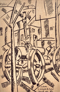 Fernand Lger, L'Obusier De 220, Dessins De Guerre 1915-16, Lithograph