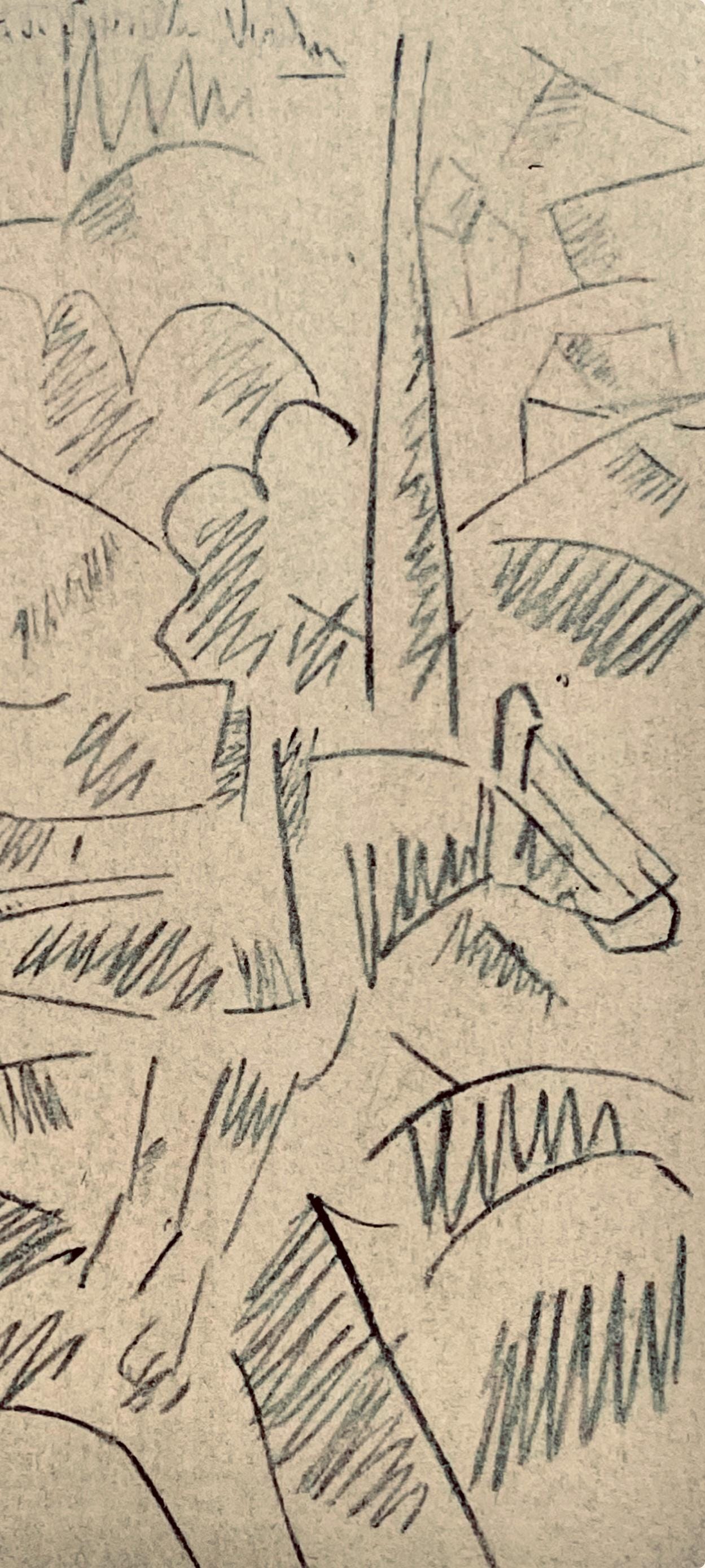 Fernand Lger, Sur La Route De Souville, Dessins De Guerre 1915-16, Lithograph