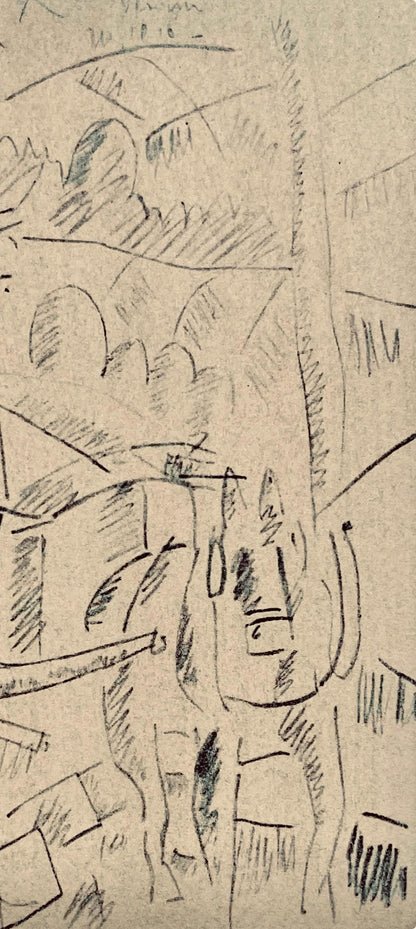 Fernand Lger, Sur La Route De Souville, Dessins De Guerre 1915-16, Lithograph