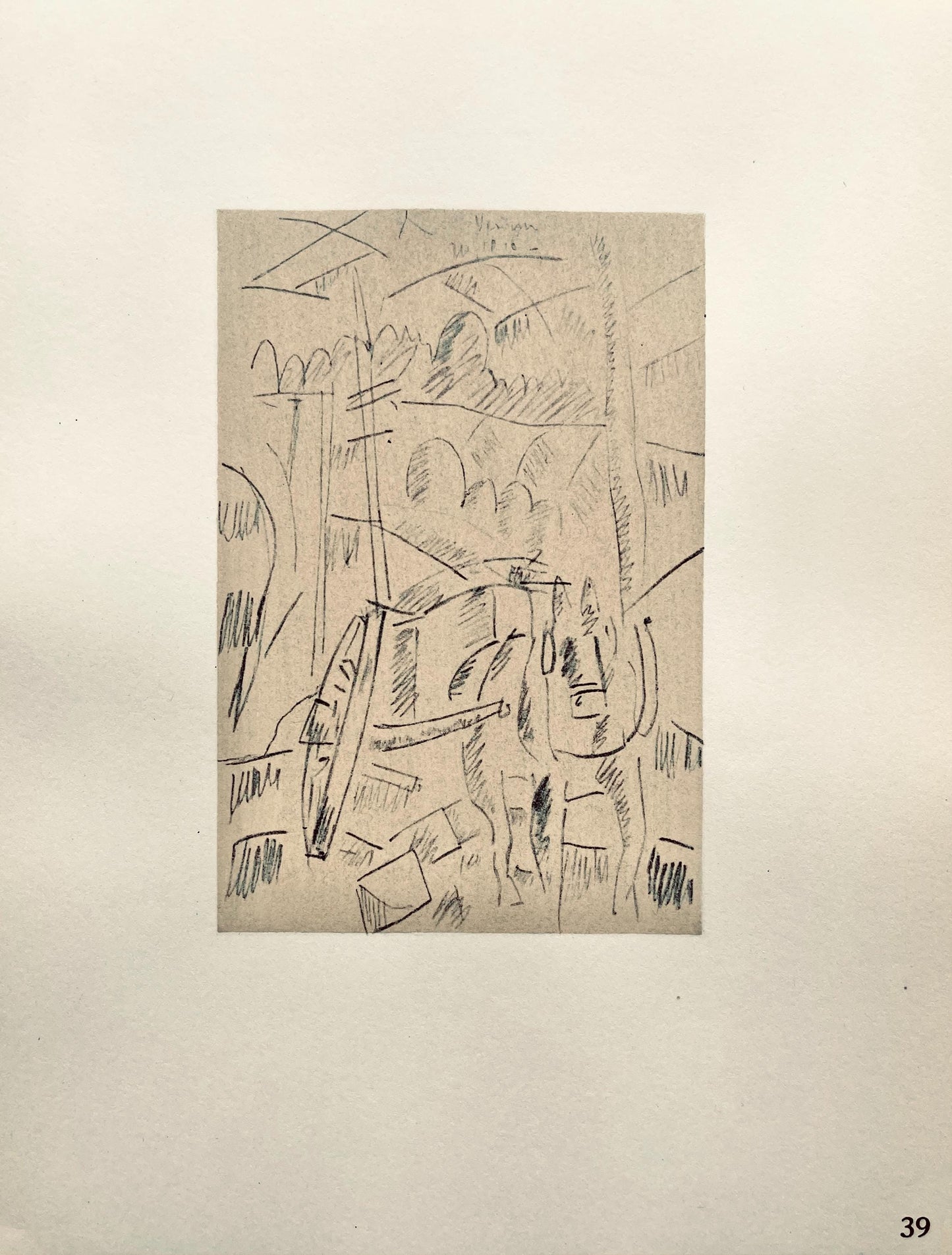 Fernand Lger, Sur La Route De Souville, Dessins De Guerre 1915-16, Lithograph