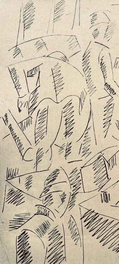 Fernand Lger, Sur La Route De Fleury: Sapeurs Au Travail, Dessins De Guerre 1915-16, Lithograph