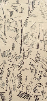 Fernand Lger, Sur La Route De Fleury: Sapeurs Au Travail, Dessins De Guerre 1915-16, Lithograph