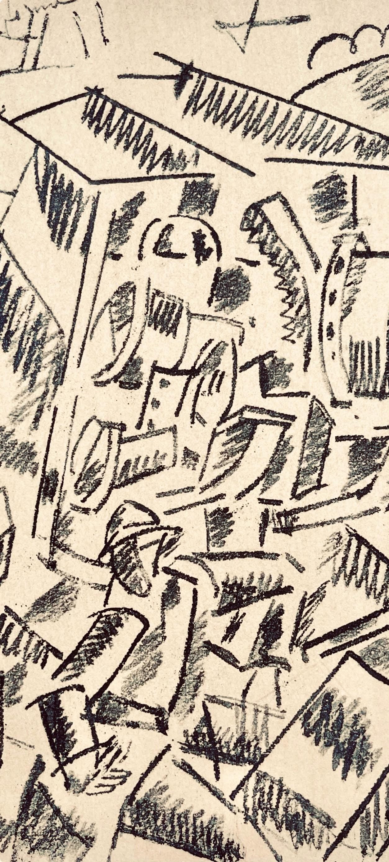 Fernand Lger, Hissage De Forme Mobile, Dessins De Guerre 1915-16, Lithograph