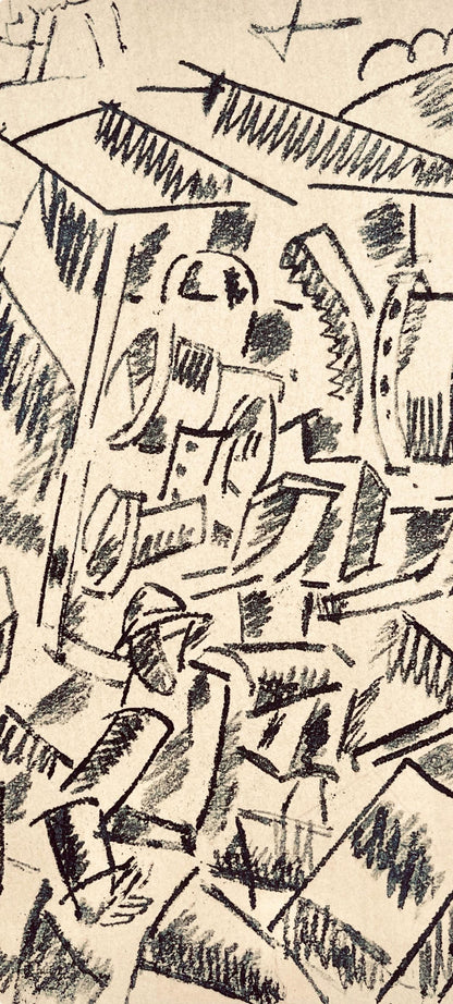 Fernand Lger, Hissage De Forme Mobile, Dessins De Guerre 1915-16, Lithograph