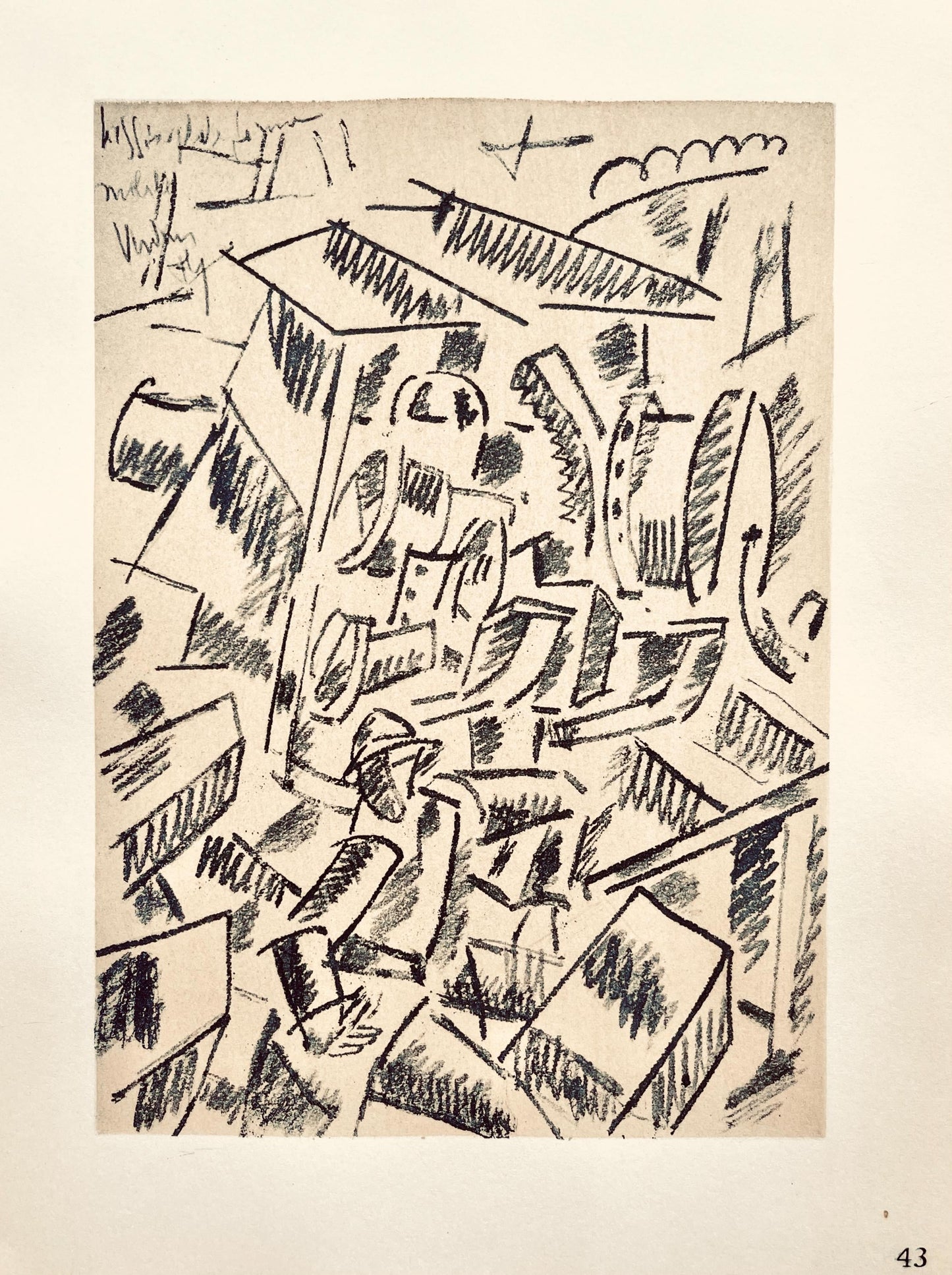 Fernand Lger, Hissage De Forme Mobile, Dessins De Guerre 1915-16, Lithograph