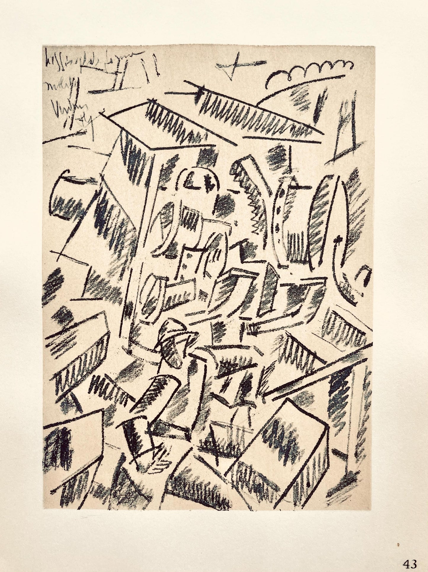 Fernand Lger, Hissage De Forme Mobile, Dessins De Guerre 1915-16, Lithograph