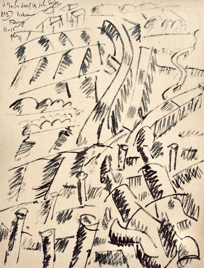 Fernand Lger, Lger, Le Boche Dans Les Fils De Fer, Dessins De Guerre, Lithograph